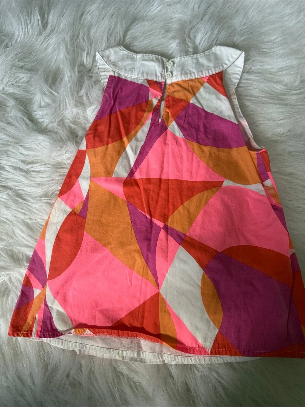 Gymboree Bright Geo Tank with White Collar